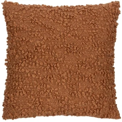 Image of Yard Ulsmere Boucle Feather Filled Cushion Orange Size 45 cm x