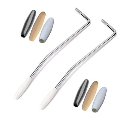 Image of 2 Pcs 5mm + 6mm Thread Tremolo Arm Whammy Bar for Fender MIM Strat Stratocaster Floyd Rose Electric