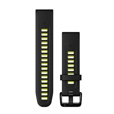 Image of Garmin epix PRO (g2) 20mm QuickFit Black/Lime Silicone Band