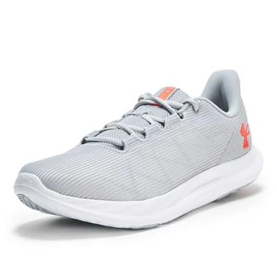 Image of Under Armour Men&#039;s Charged Speed Swift Sneaker, (011) Mod Gray/Mod Gray/Ares Red, 10.5 UK