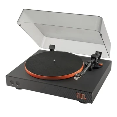 Image of JBL Spinner BT Belt Drive Bluetooth Turntable Black &amp; Orange, Orange,Black