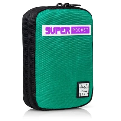 Image of Blaze Evercade HMT Super Pocket Fabric Case (Taito) Green/Black