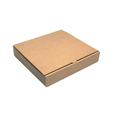 Image of 50 x Pizza Style Takeaway Postal Box Vinyl LP Shipping Mailing Carton (BROWN) (7&quot;)