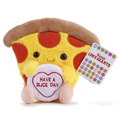 Image of Posh Paws 37519 Other License SWIZZELS LOVE HEARTS 18CM (7) PATRICK THE PIZZA SOFT TOY