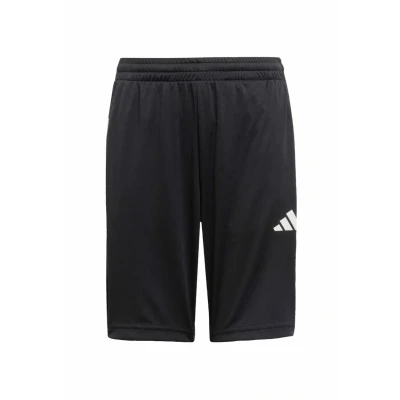 Image of adidas Unisex Kids Train Essentials 3 Stripes Short, Black/White, 7 8 Years