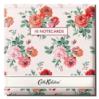 Image of Cath Kidston Set of 10 Notecards and Envelopes 5 Cards Each 2 Designs