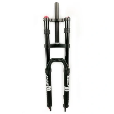 Image of LHHL 26/27.5/29 Inch Travel 130mm MTB Air Suspension Fork 1 1/8&quot; Straight Tube QR 9mm Double Shoulder Manual Lockout Ultralight Mountain Bike Front Forks (Color : Black, Size 27.5 inch)