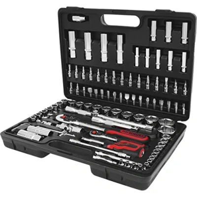 Image of KS Tools 918.0796 1/4&quot; + 1/2&quot; CHROMEplus Socket set, 96 pcs