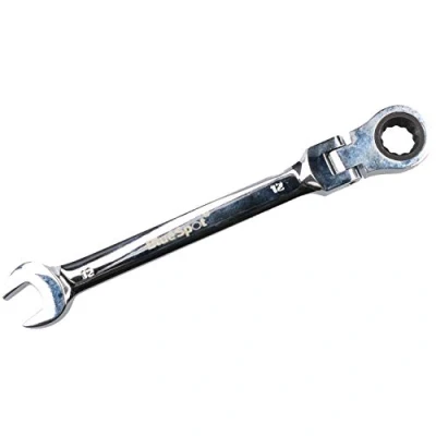 Image of AB Tools 12mm Metric Flexible Flexi Head Ratchet Combination Spanner Wrench 72 Teeth