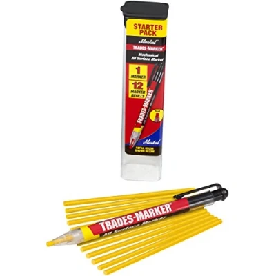 Image of Markal 96131 trades marker Starter Pack, Yellow