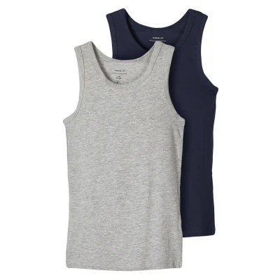 Image of Name it Jurassic PARK Undershirt for kids, Size: 1 1.5y, Grey blue