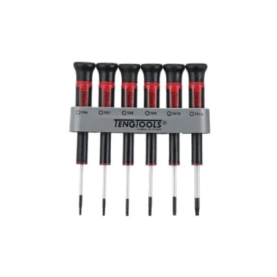 Image of Tengtools MDM706TX Set of 6 Mini Screwdriver for torx Screws