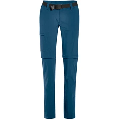 Image of Maier Sports Inara 233026 Women&#039;s Outdoor Trousers, Slim Zip, Ensign Blue, EU 80 (UK 32)