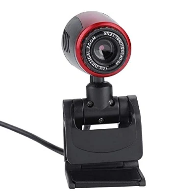 Image of sjlerst Webcam,Full HD Webcam,USB2.0 Webcam with Optical Lens, Supports All Kinds of Video Conferencing Software,Plug and Play