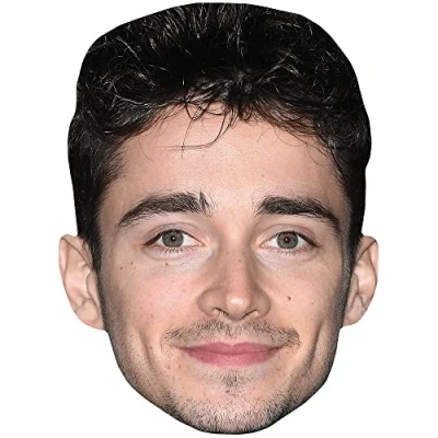 Image of Charles Leclerc (Smile) Celebrity Mask, Flat Card Face, Fancy Dress Mask