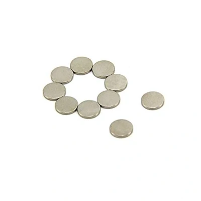 Image of Diametrically Magnetised N42 Neodymium Magnet for Arts, Crafts, Model Making, DIY, Hobbies, Office and Home 12mm dia x 25mm long c/w 2mm Slot 5.4kg Pull Pack of 10