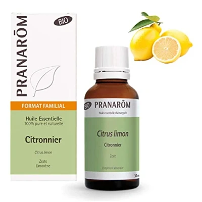 Image of Pranarôm Lemon Essential Oil (Citrus Limon) Organic 30ml