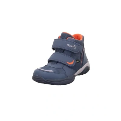 Image of Superfit Storm Lightly Lined Gore Tex Sneaker, Blue Red 8030, 10 UK
