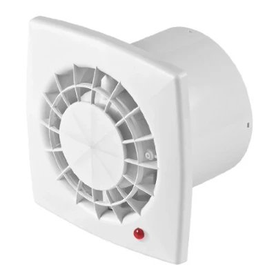 Image of Awenta Bathroom Fan White Diameter 100 mm Ceiling Wall WGB Built in Kitchen Ball Bearing for Continuous Operation Standard