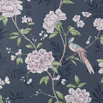 Image of Crown UK AKINA Floral Navy
