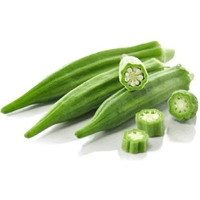Image of Fresh Okra I Lady&#039;s Finger Bhindi Imported Daily * Free UK Postage* (1kg)