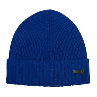 Image of Boss Orange Fati Mens Beanie Blue One Size