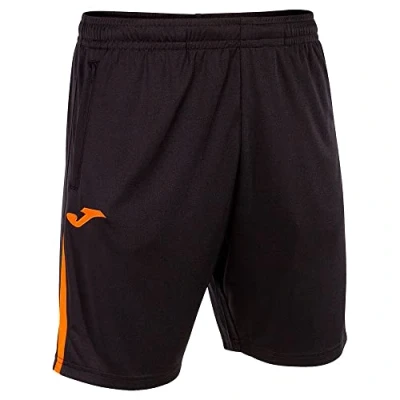 Image of Joma Men&#039;s Championship VII Bermuda, Black Orange, 3XL