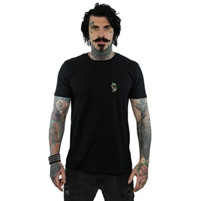 Image of Star Wars Men&#039;s Boba Fett Chest Print T Shirt Black Large