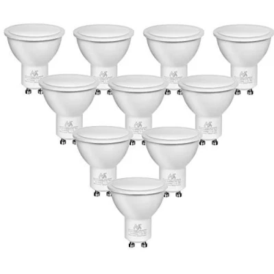 Image of Maclean MCE437 GU10 LED Illuminant 120 Angle 220 240V , 50 / 60Hz (Neutral white, 10x pieces 7W 560lm)