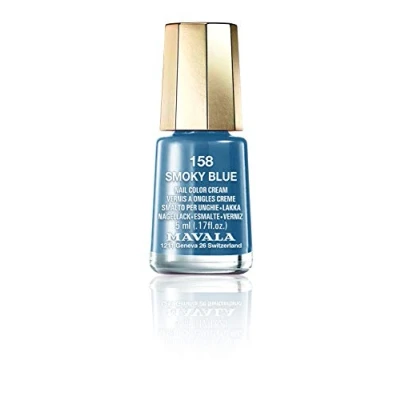 Image of Mavala 36886 Nail Polish, Tone 158 Smoky Blue.
