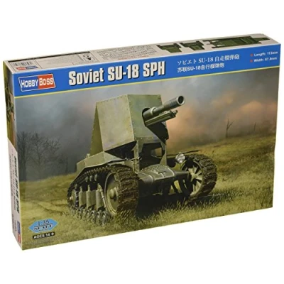 Image of Hobbyboss 83875 1:35 Scale Soviet SU 18 SPH Plastic Model Kit