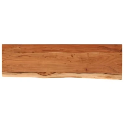 Image of vidaXL Wall Shelf 90x30x3.8 cm Rectangular Solid Wood Acacia Live Edge