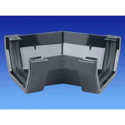 Image of Wavin OSMA Squareline Angle (135 deg) 100mm Black 4T804b