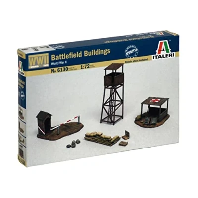 Image of Italeri ITA6130 Schlachtfeld Gebäude battlefield Scale Model kit, Unpainted, 1/72
