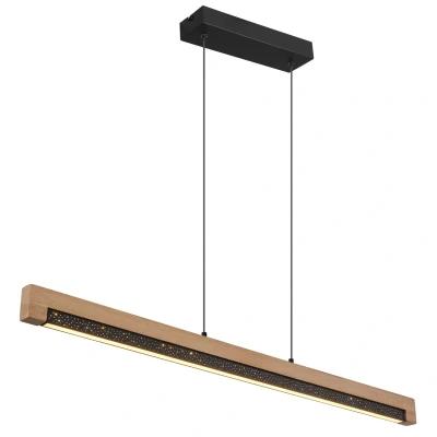 Image of Starla Pendant Ceiling Light Matt Black LED 3000K