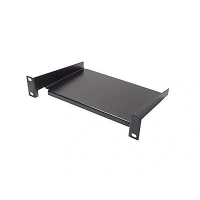 Image of Good Connections 10 inch shelf, front mounting, installation depth 160 mm, jet black (RAL9005)