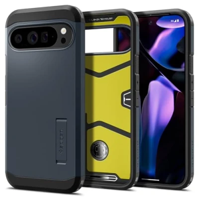 Image of Spigen Tough Armor Case Compatible with Google Pixel 9 Pro XL Metal Slate