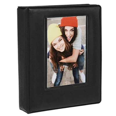 Image of ZINK 2x3 Photo Album 64 Pocket Mini w/ Transparent Window Cover for Zero Ink Paper