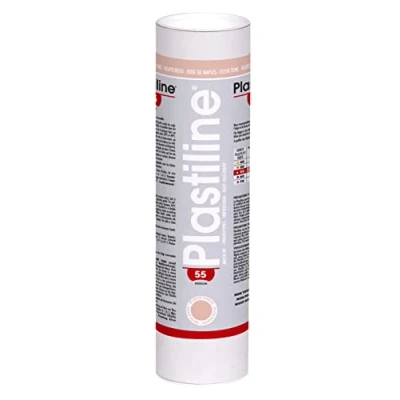 Image of Plastiline 1255T Tube of Modeling Dough, High Precision Modeling, Sculpting, Molding Hardness 55 (medium) 1 kg Naples Rose shade. Made in France