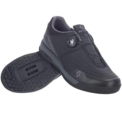 Image of Scott Sport Volt Clip Dirt MTB Bicycle Shoes Black/Grey 2021