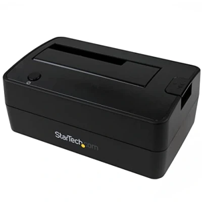 Image of StarTech.com Single Bay USB 3.1 to SATA Hard Drive Docking Station, (10 Gbps) Dock, External 2.5/3.5&quot; III HDD/SSD Top Loading (SDOCKU313)