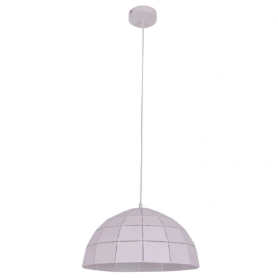 Image of Alison 40cm Dome Pendant Ceiling Light White 1xE27