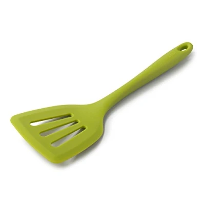 Image of Zeal Silicone Non Stick Slotted Fish Slice/Cooking Turner (30cm) Lime