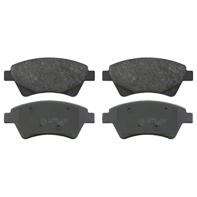 Image of 410601241R, 410608713R, 7701206044, 7701207184, 7701207672 Brake pad set BLUE PRINT ADR164217 Front Axle RENAULT: MEGANE 2, SCENIC 2