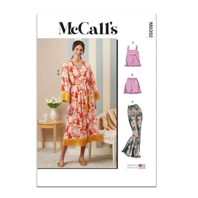 Image of MCCALLS M8392Y5 Misses&#039; Sleepwear Y5 (18 20 22 24 26)