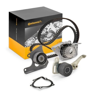 Image of CT1061, CT1061K2 Water Pump + Timing Belt Kit CONTITECH CT1061WP3 136 25mm PEUGEOT: 205 II Hatchback, 306 Estate