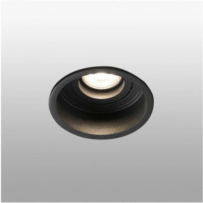 Image of Faro Lighting Hyde Black Tiltable Round Recessed Downlight, GU10