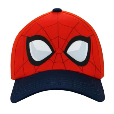 Image of Marvel Hat Spiderman Cap Super Hero Boys’ Hats &amp; Caps Official Merchandise One Size Red