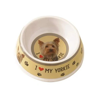 Image of Yorkshire Terrier Pet Bowl Yorkie Dog 20cm