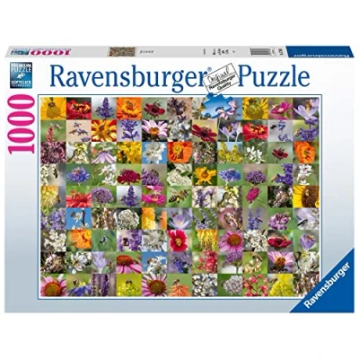 Image of Ravensburger Bee Collage 1000 Piece Jigsaw Puzzles for Adults and Kids Age 12 Years Up, Black